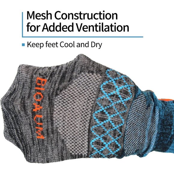 Men's Athletic Cotton Quarter Socks Size 10-13 6 Pairs Colors Running Work - Picture 5 of 6